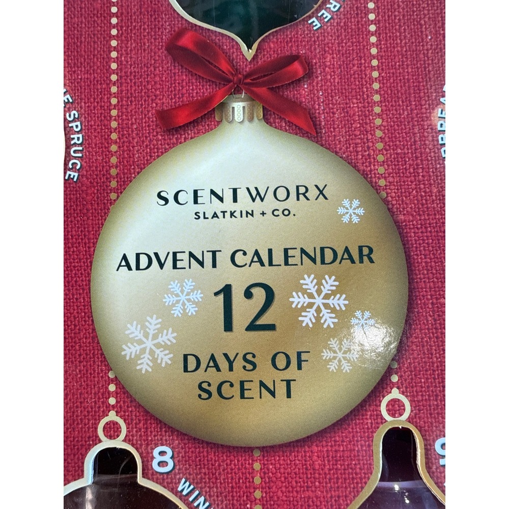 ScentWorx 12 Days of Scent Advent Calendar Candle Set 12pc Multi New Holiday - Picture 10 of 10